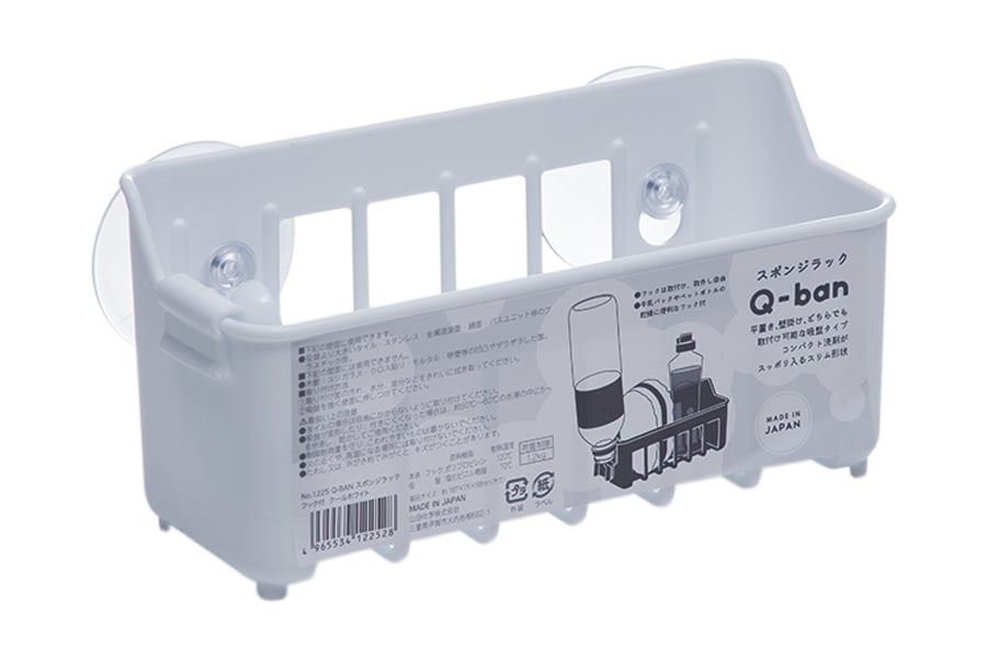Q-BAN スポンジラック フック付 クールホワイト 【まとめ買い80個セット】 山田化学 （4965534122528）送料無料