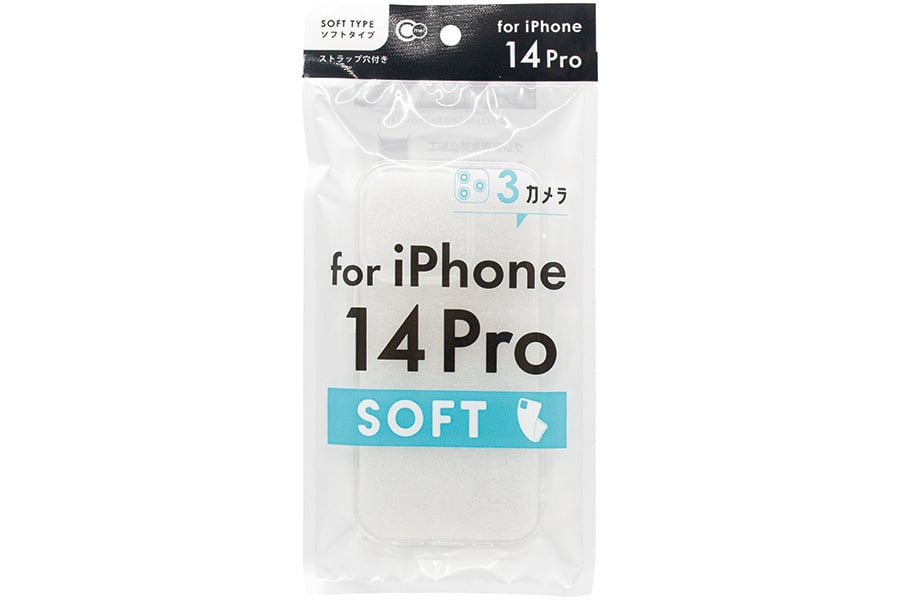iPhone2022スモールC3用ケース ソフトクリア 【まとめ買い120個セット】 山田化学 （4965534301213）送料無料