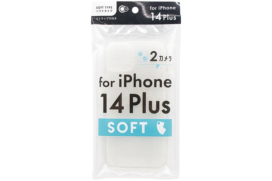 iPhone2022ラージC2用ケース ソフトクリア 【まとめ買い120個セット】 山田化学 （4965534301312）送料無料