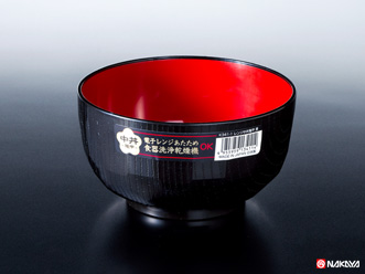 レンジ中丼亀甲　黒（1個組）  100個セット ナカヤ化学産業（JAN:4955959134114）送料無料