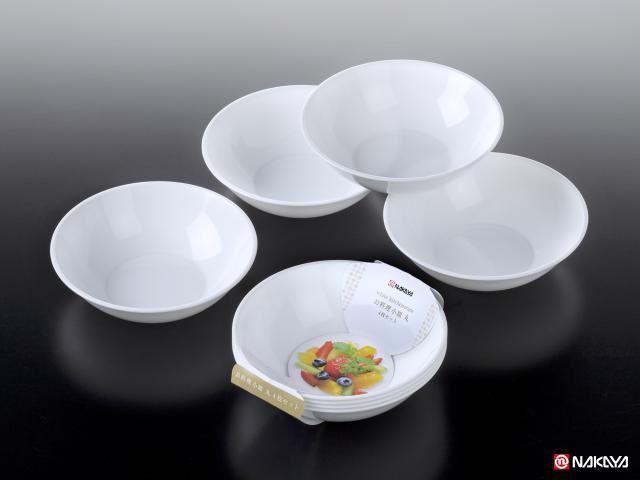 お料理小皿丸４Ｐ ホワイト（4個組）  108個セット ナカヤ化学産業（JAN:4955959123224）送料無料