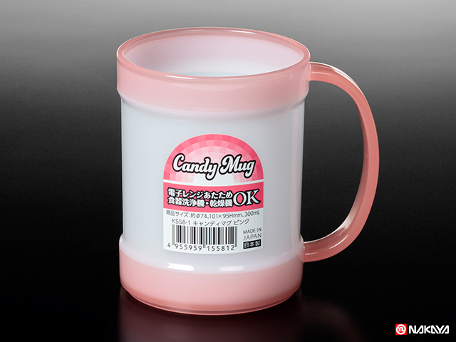 キャンディマグ　ピンク（1個組）  100個セット ナカヤ化学産業（JAN:4955959155812）送料無料