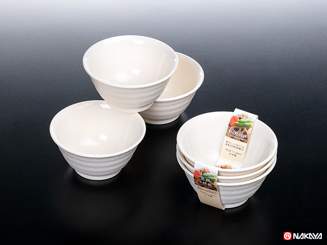 ほのか 豆鉢 ３Ｐ 白（3個組）  100個セット ナカヤ化学産業（JAN:4955959157816）送料無料