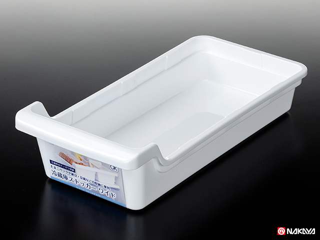 冷蔵庫ストッカーワイド ホワイト（1個組）  100個セット ナカヤ化学産業（JAN:4955959162124）送料無料